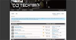 Desktop Screenshot of forum.djtechtools.com